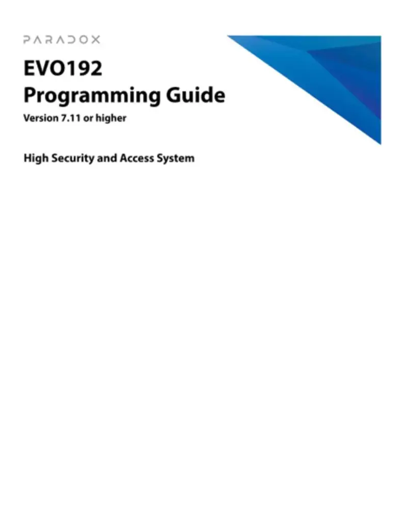 EVO Programming Manual