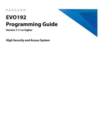 EVO Programming Manual